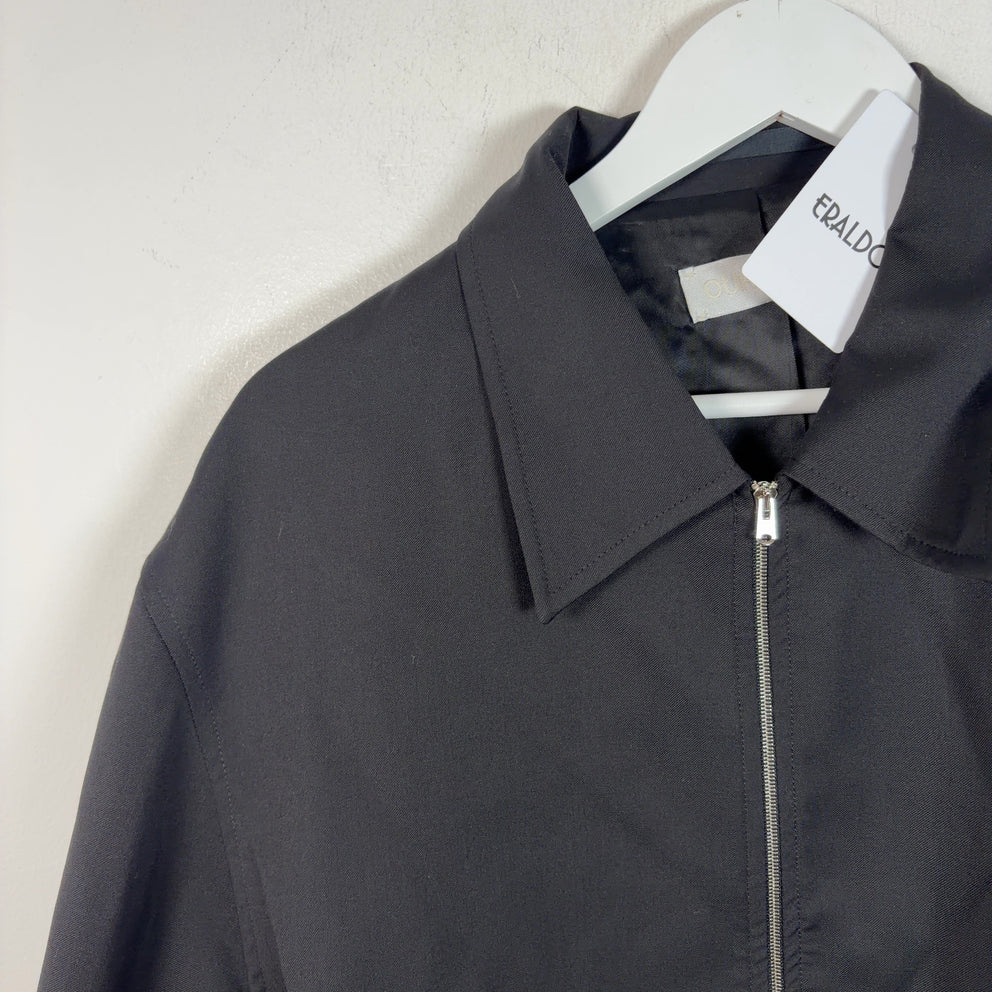 Our Legacy Black Worsted Wool Mini Jacket Light Jacket