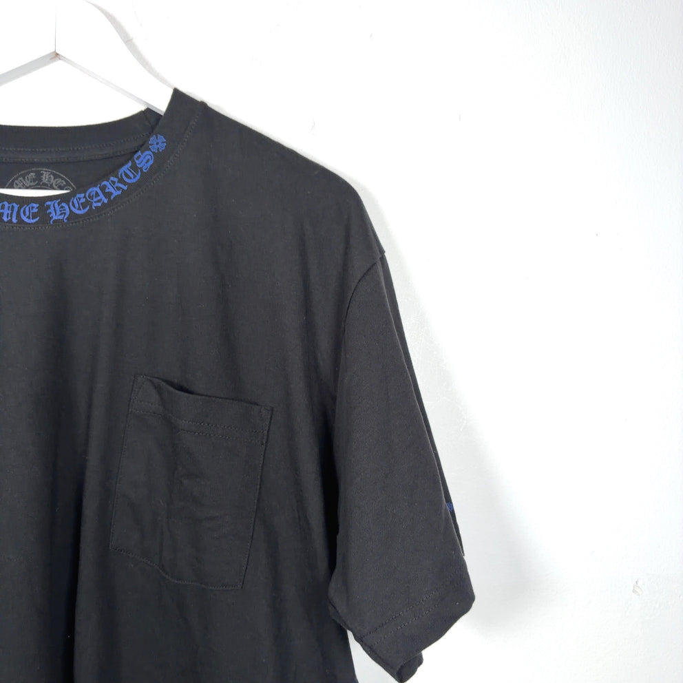 Chrome Hearts Neck Logo Black T-Shirt