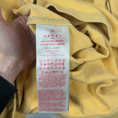 Marni Yellow Stitch Logo Denim Blazer