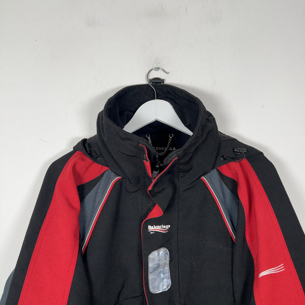 Balenciaga FW17 Campaign Swing Parka Jacket