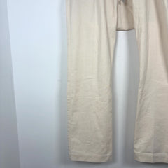 Rick Owens SS22 Fogachine Cotton Linen Drop-Crotch Pants