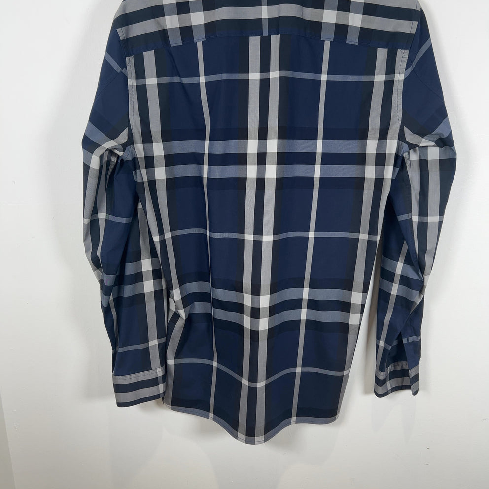 Burberry Blue Check Shirt