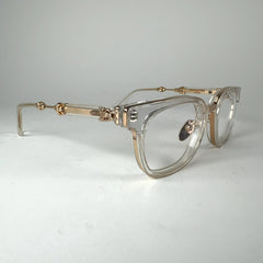Chrome Hearts 'Duck Butter' Gold/Clear Frame Glasses