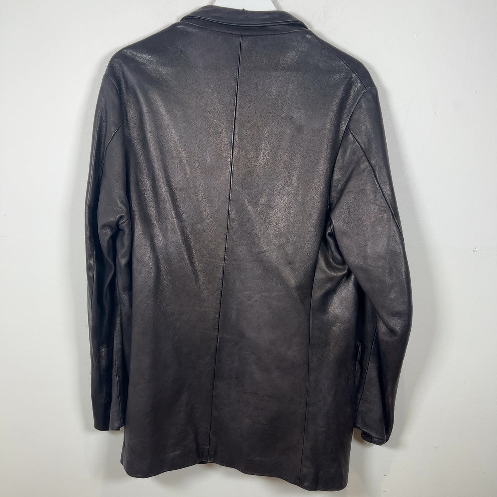 Giorgio Brato Leather Blazer