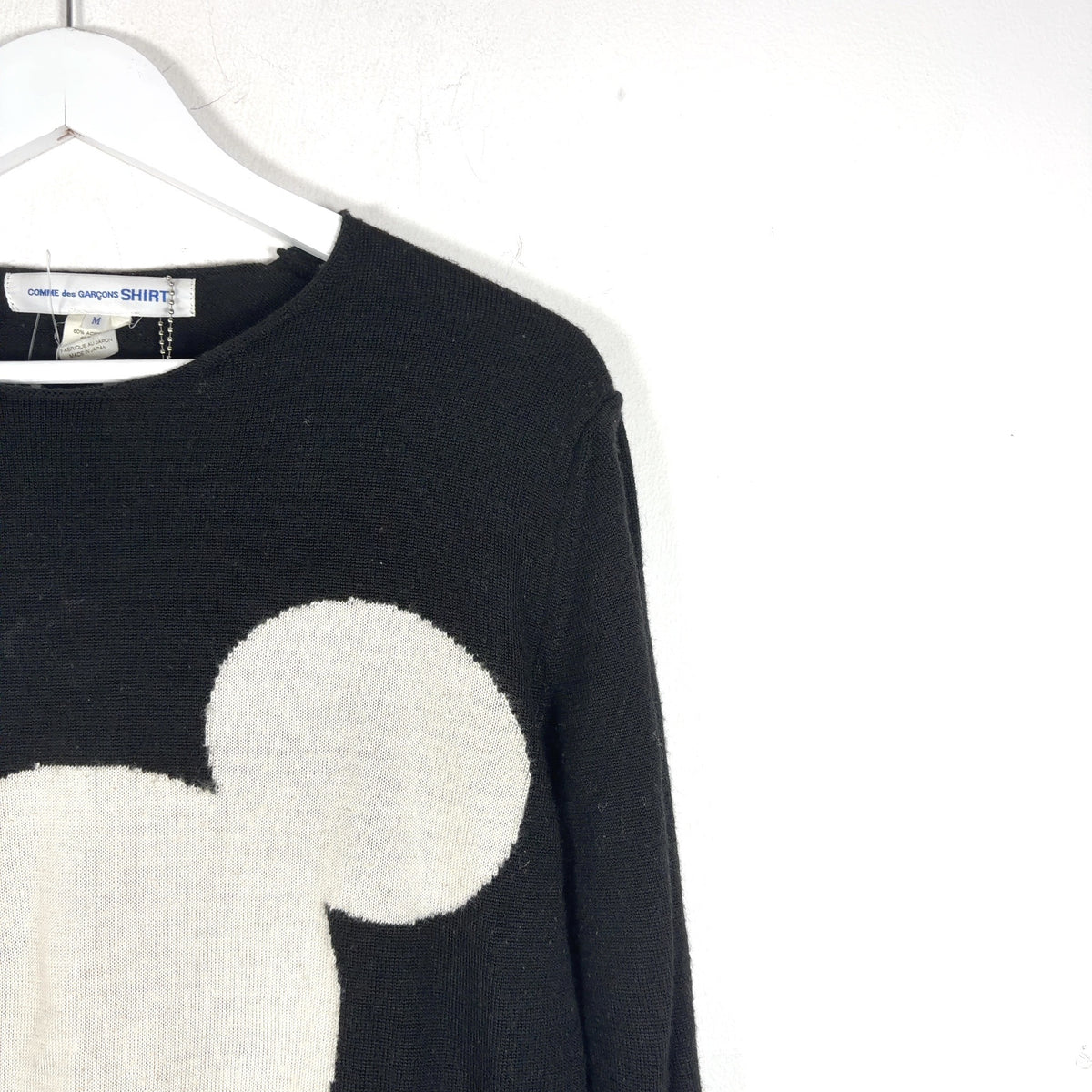 Comme Des Garcons Mickey Knit Sweater