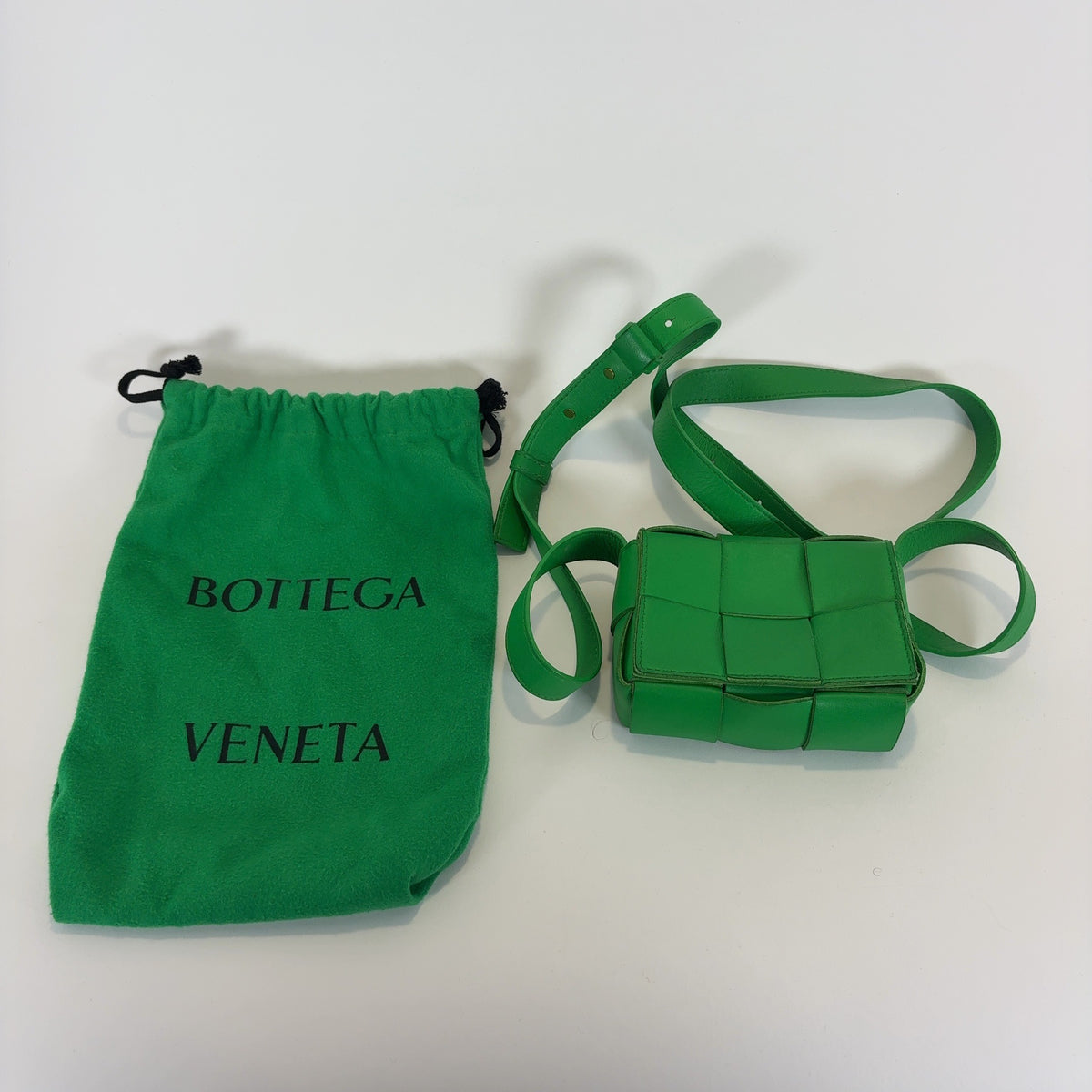 Bottega Veneta Mini Cassette Leather Bag