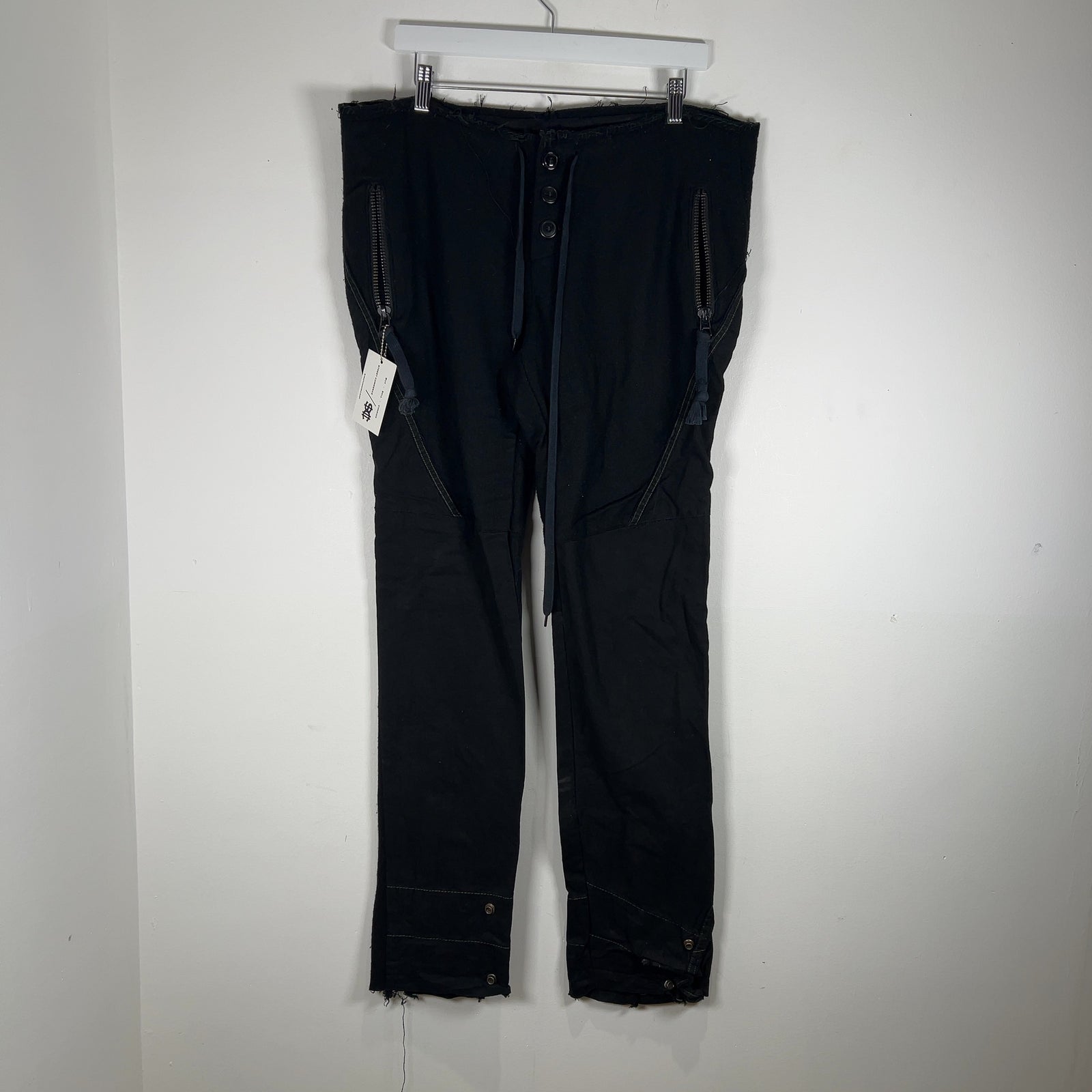 Greg Lauren Baker Hybrid Black Pants
