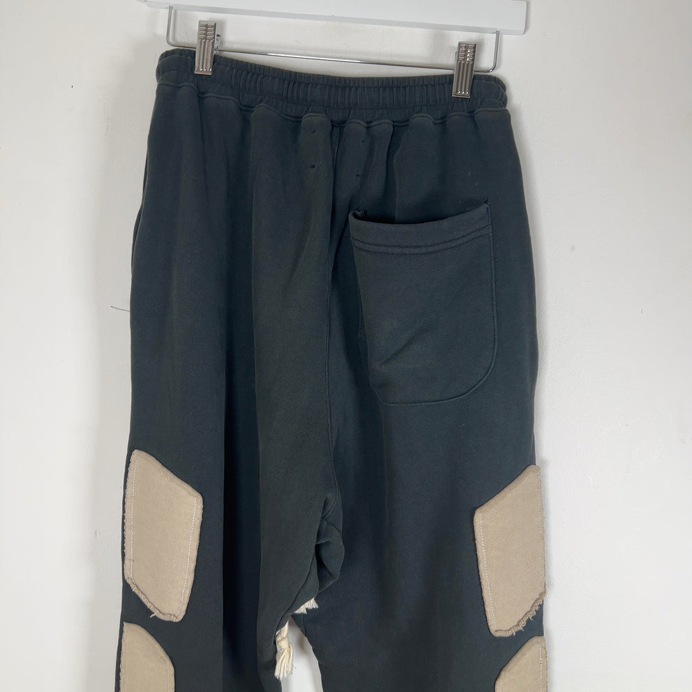 Satoshi Nakamoto Moto Patchwork Sweatpants