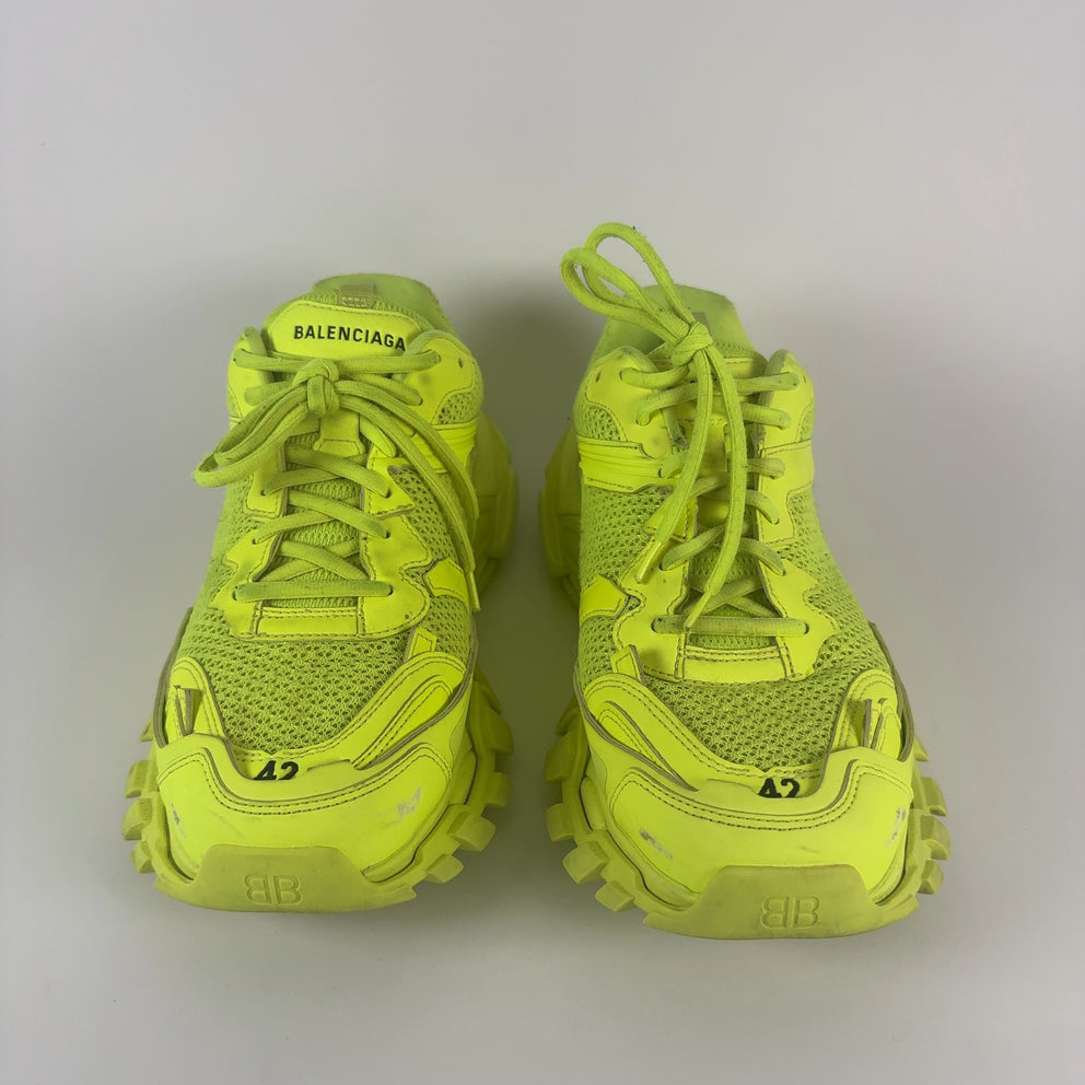 Balenciaga Neon Track 3 Lowtop Sneakers