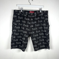 Supreme Fuck Denim Shorts
