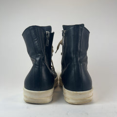 Rick Owens Leather Ramone Hightop Sneakers