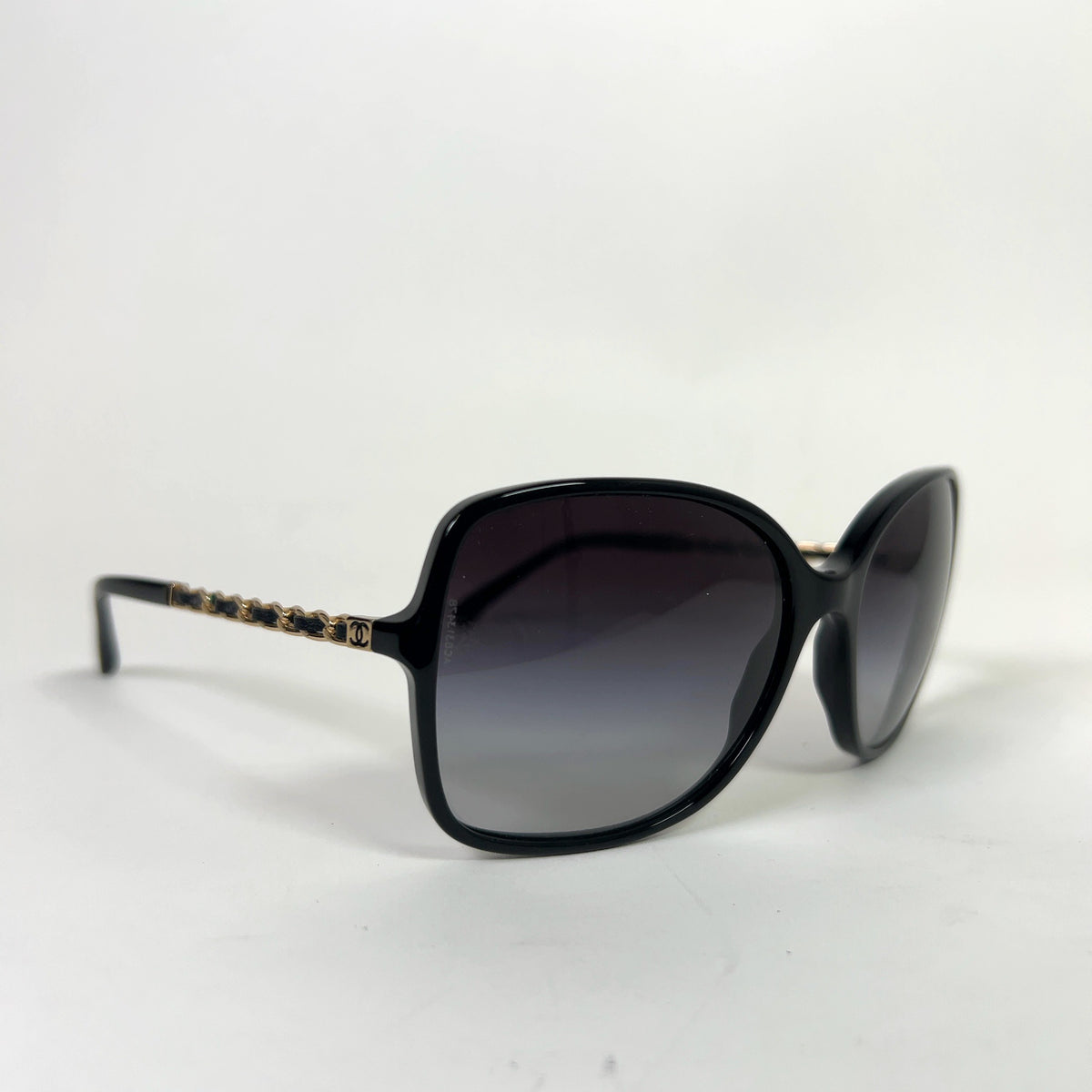 Chanel 5210-Q CC Braided Logo Sunglasses