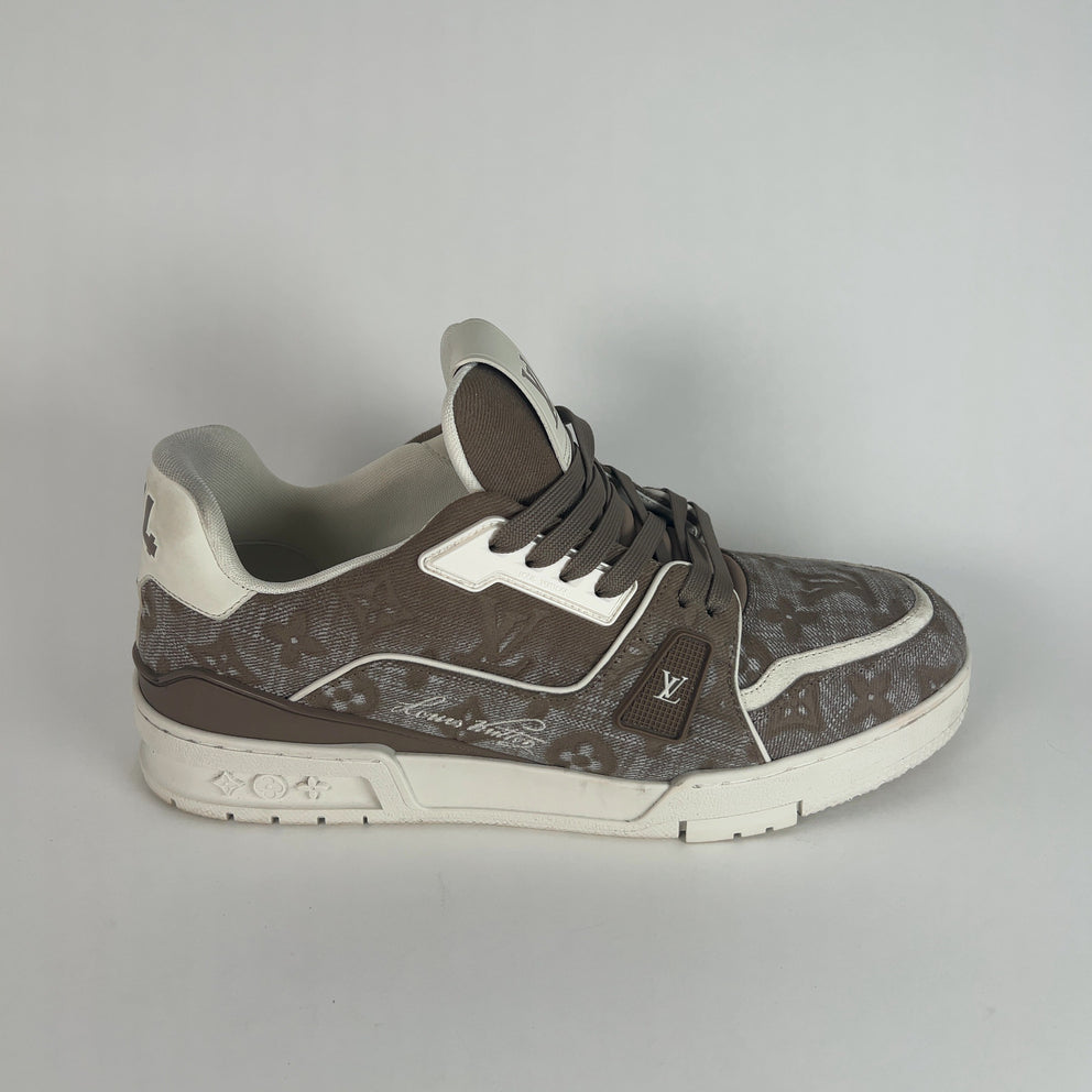 Louis Vuitton Canvas Trainer Lowtop Sneakers
