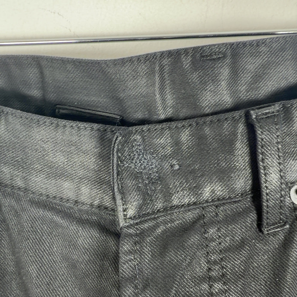 Dior AW11 KVA Resin Coated Straight Jeans