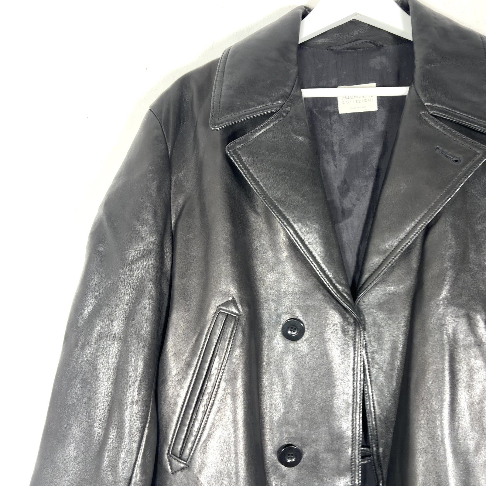Armani Collezioni Lambskin Leather Jacket