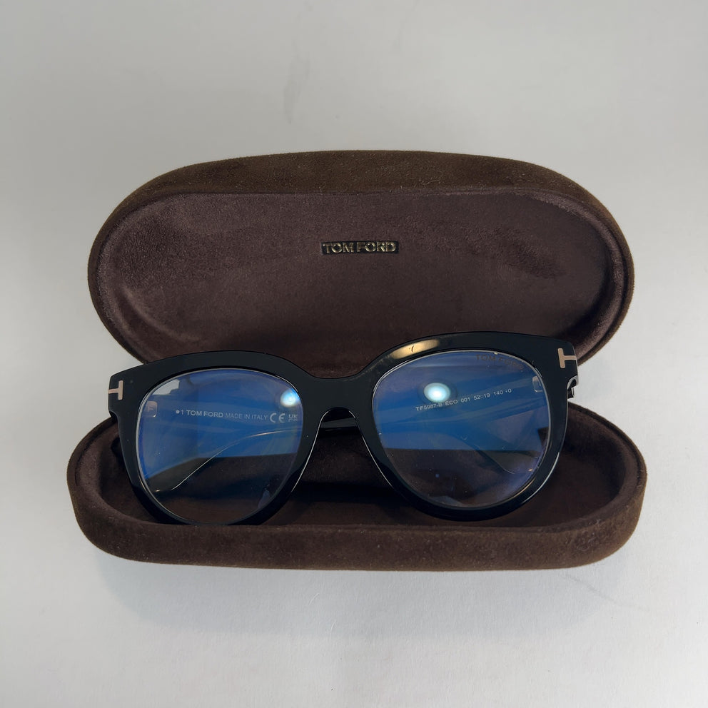 Tom Ford 'T' Oval Shaped Glasses