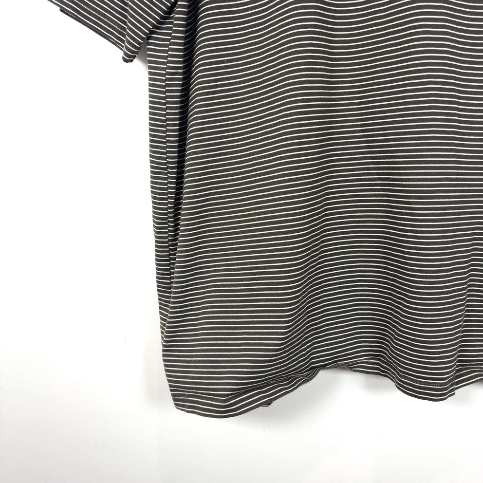A.P.C Striped Logo T-Shirts