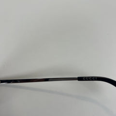 Gucci Gold 'GG' Stone Aviator Sunglasses