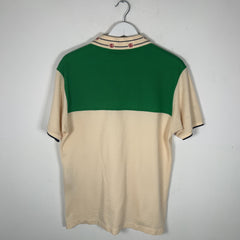 Gucci GG Striped Collar Polo Shirt