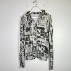 Hysteric Glamour New York Dolls AOP Zip-Up Hoodie