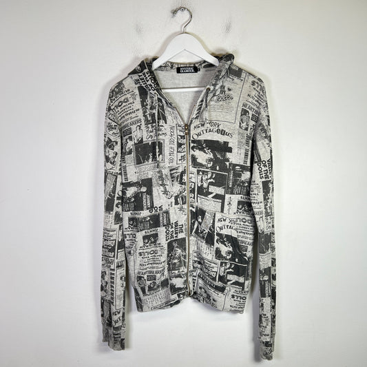 Hysteric Glamour New York Dolls AOP Zip-Up Hoodie