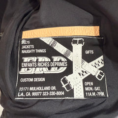 Enfant Riches Deprimes Painter Leather Jacket Size L