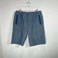 Gucci Denim Monogram Short Size L