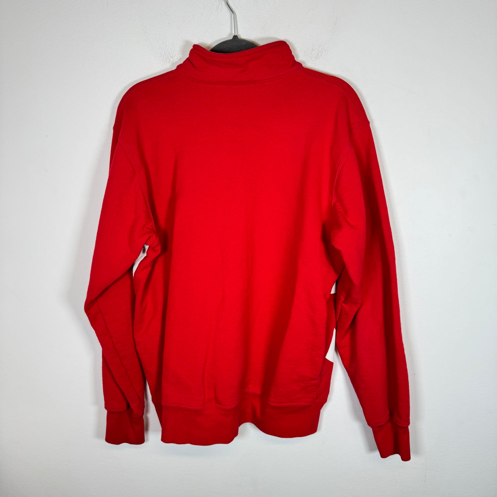 Supreme Red "Sup" Quarter Zip Size L