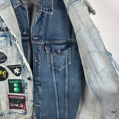 Vetements x Levis AW17 Double Trash Oversized Denim Vest Size S