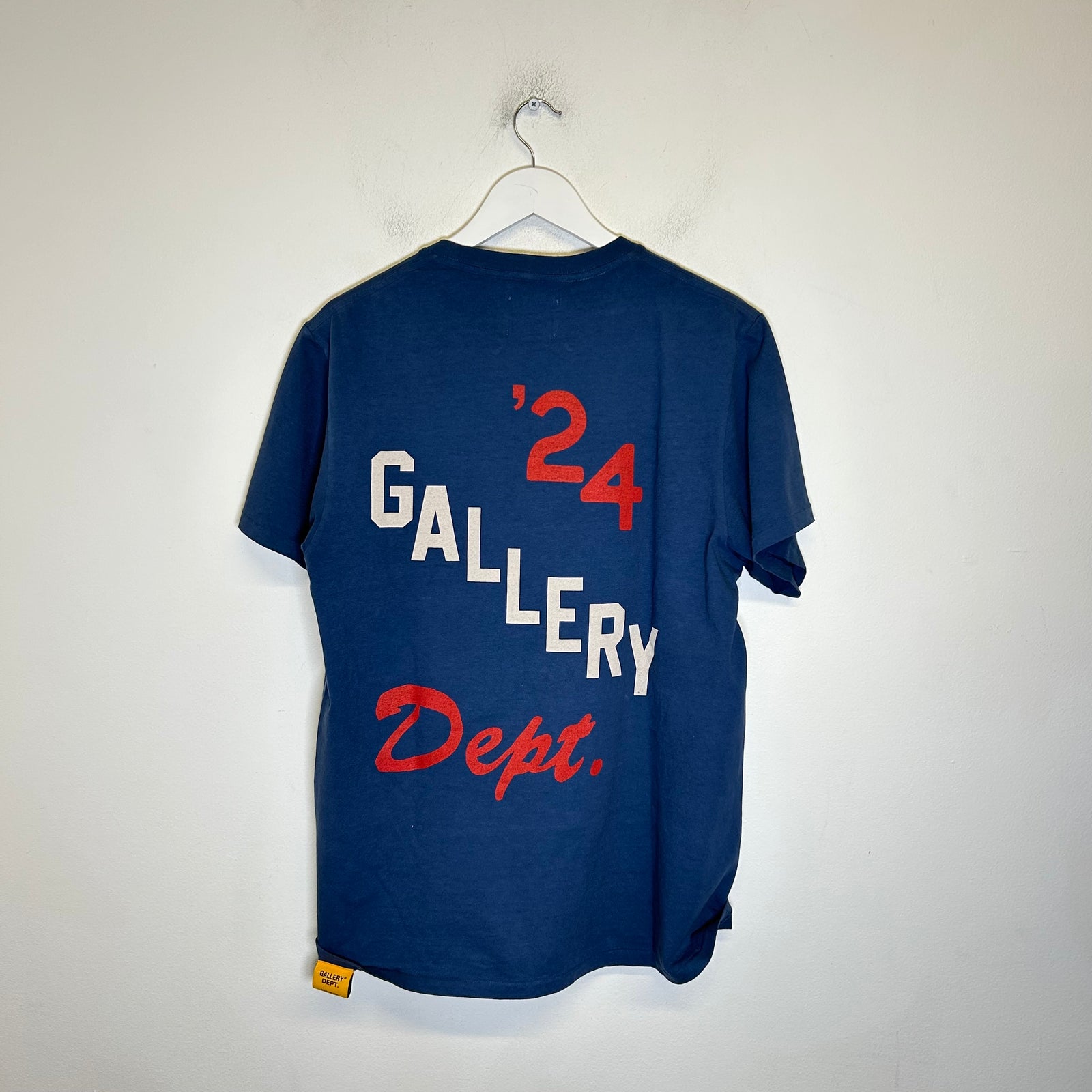 Gallery Dept Vintage Blue Arena Logo T-Shirt Size M