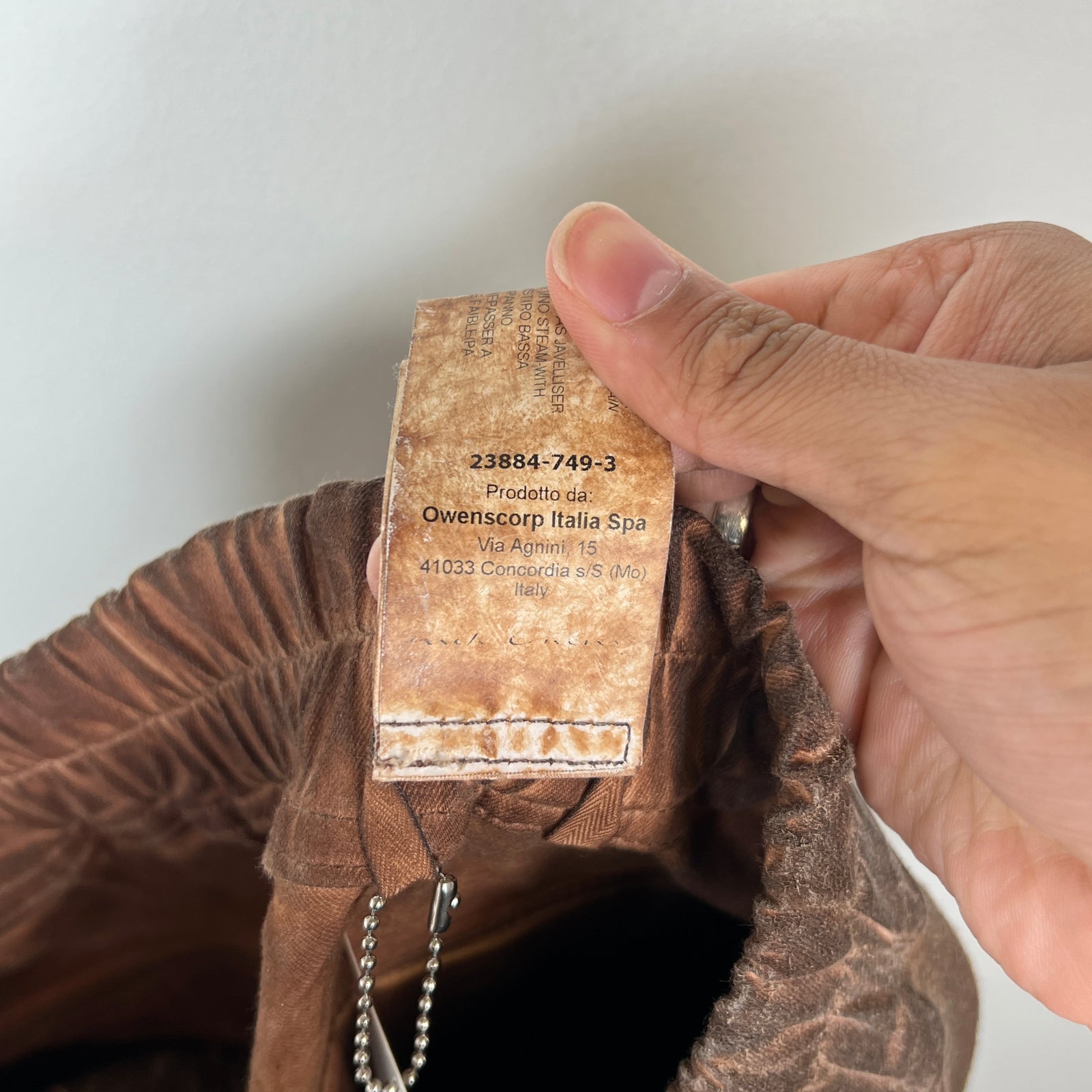 Rick Owens Henna Brown Mastodon MegaCargo Joggers Size S