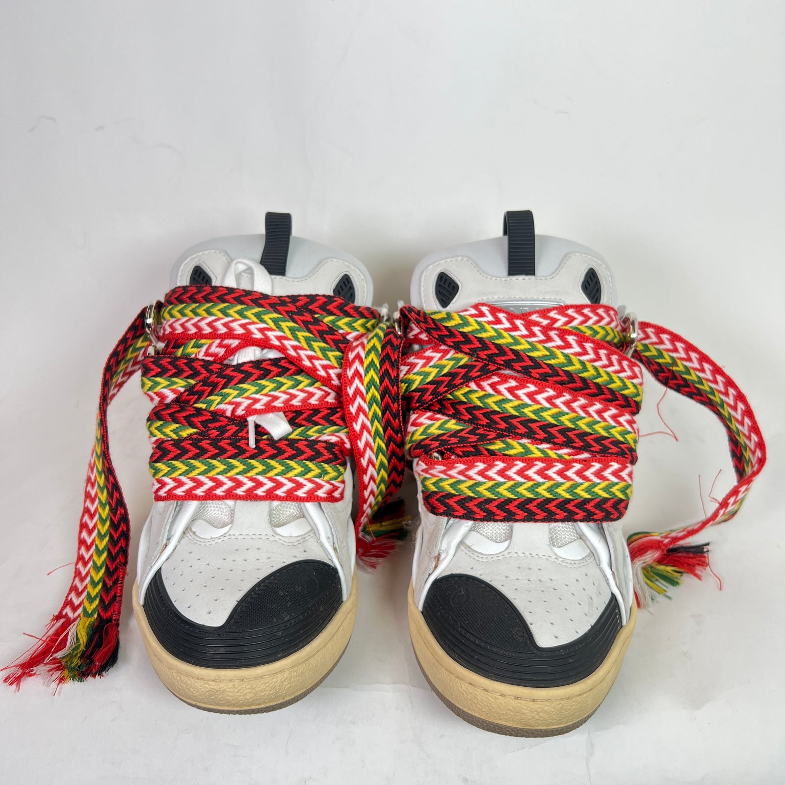 Lanvin White OG Curb Sneaker Size 43