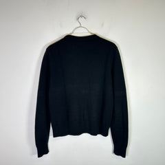 Dior x Kenny Scharf Black CD Logo Cashmere Sweater Size S