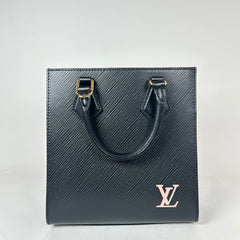 Louis Vuitton Black Epi Leather Sac Plat BB Bag