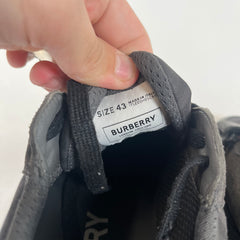 Burberry Black Ramsey Sneakers Size 43