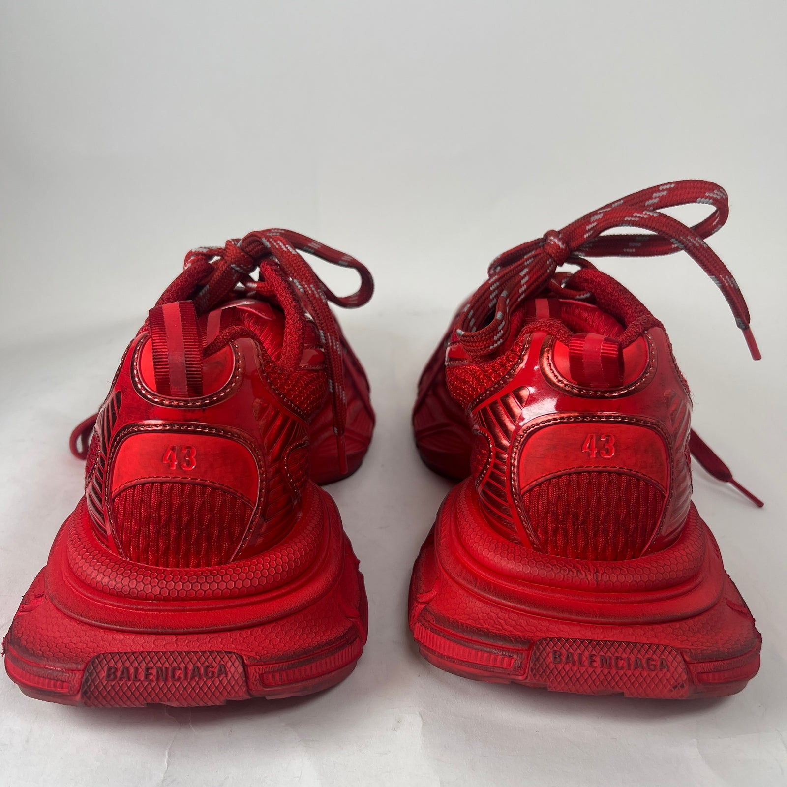 Balenciaga Red 3XL Sneaker Size 43