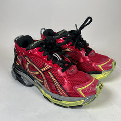 Balenciaga Red/Fluorescent Yellow Runners Size 41
