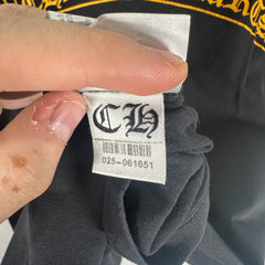 Chrome Hearts Yellow Scroll Graphic T-Shirt Size S