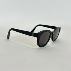 Saint Laurent Rounded 'YSL' Logo Sunglasses