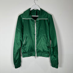 Amiri Green Satin Track Jacket Size S