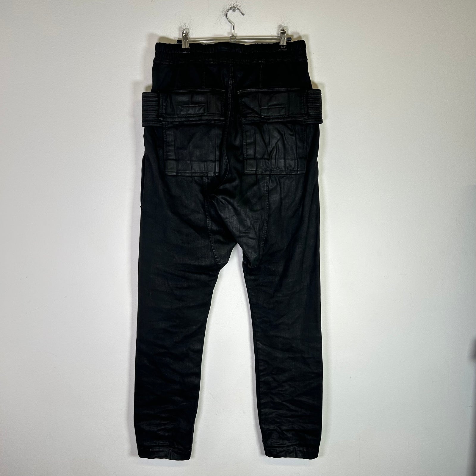 Rick Owens DRKSHDW Waxed Creatch Cargo Pants