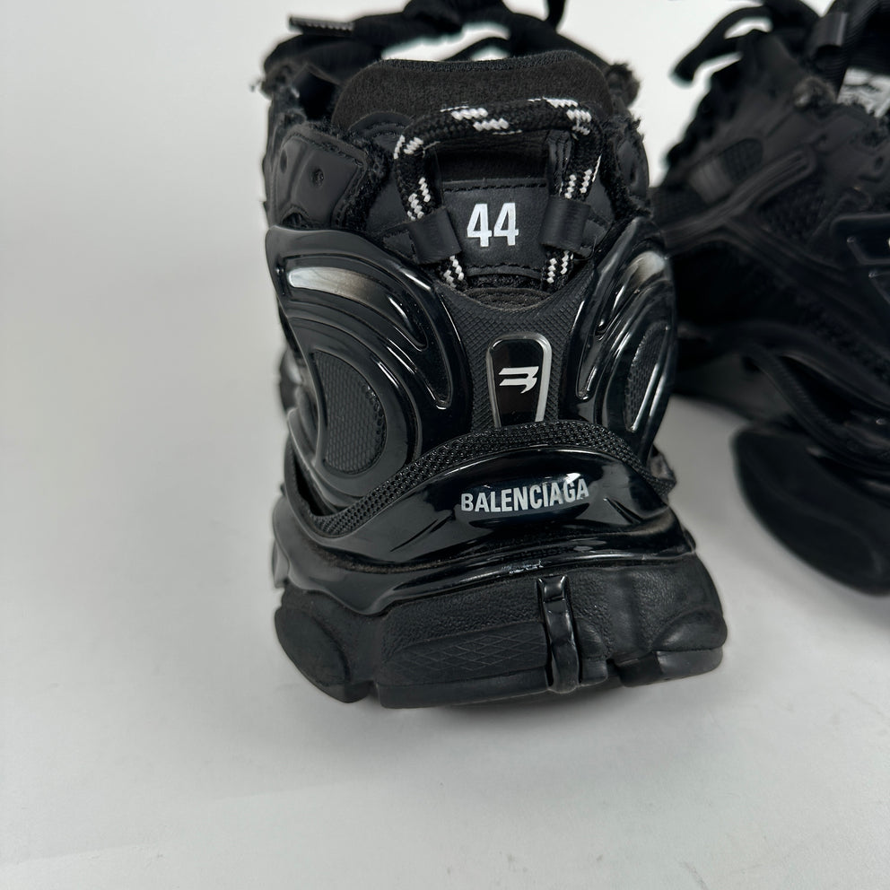 Balenciaga Triple Black Matte Low-Top Runners Size 44