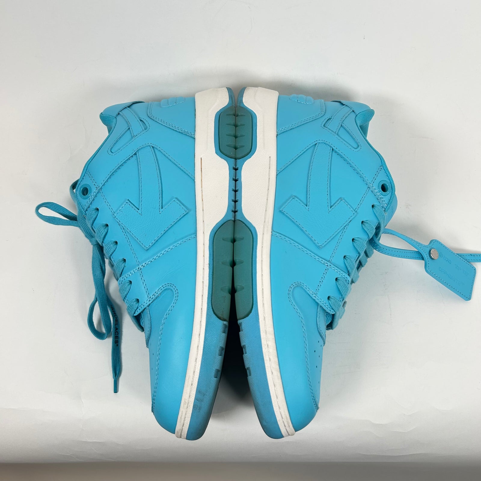 Off-White Light Blue Out Of Office Sneaker Size 45
