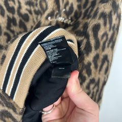 Amiri Leopard Bone Varsity Size M