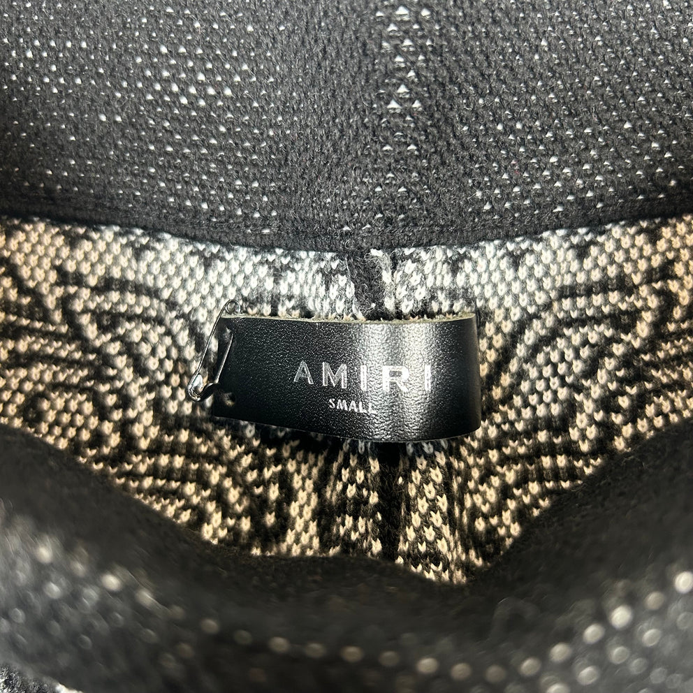 Amiri Black MA Paisley Shorts Size S