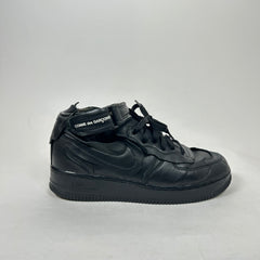 CDG x Nike Black Mid Air Force 1 Size 7