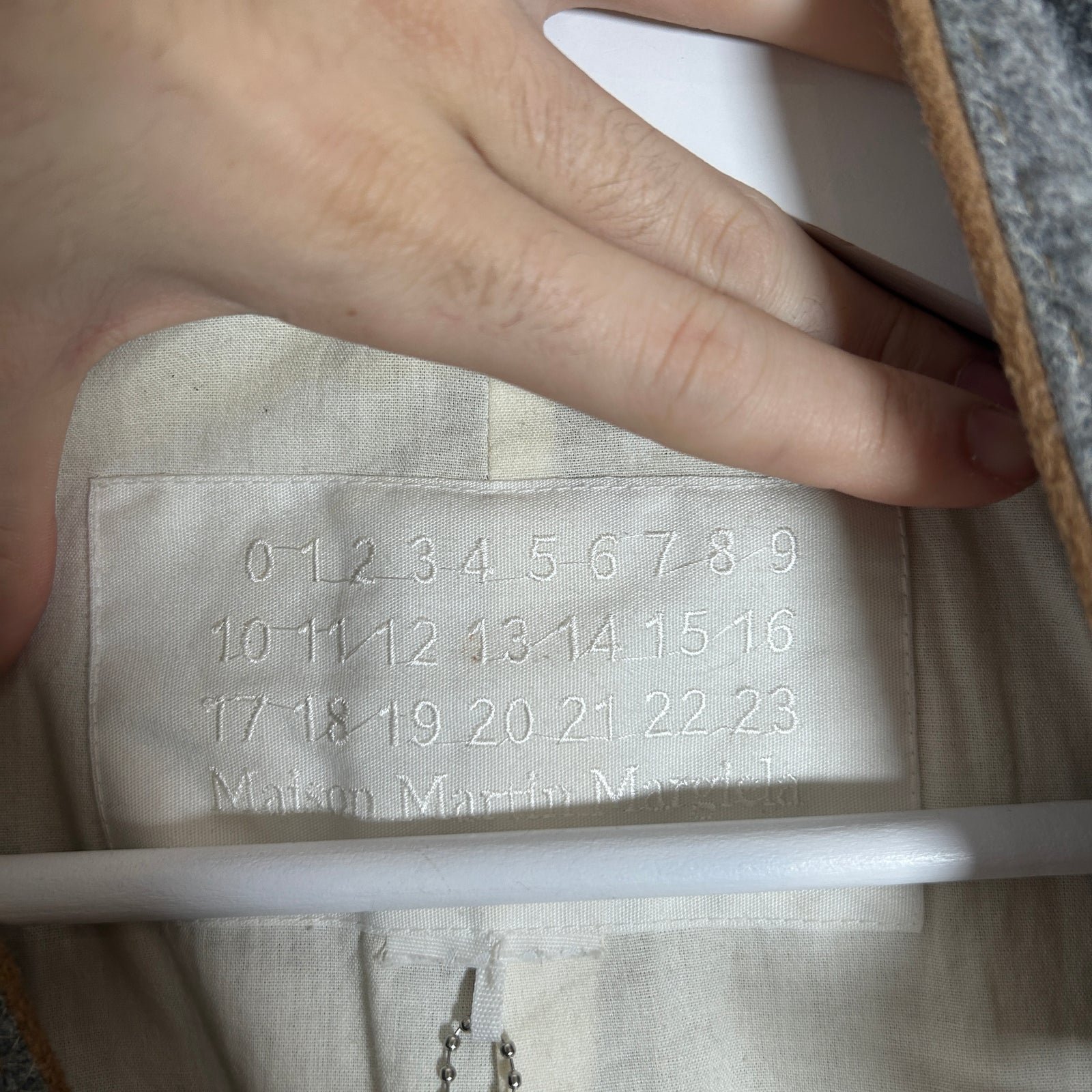 Maison Margiela x H&M Raw Edge Collar Wool Trench Size M