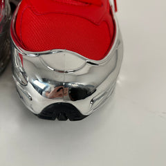 Raf Simons Ozweego Mirrored Red Low Tops Size 10.5