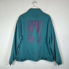 Enfants Riches Deprimes Teal Bunny Mechanics Jacket Size L