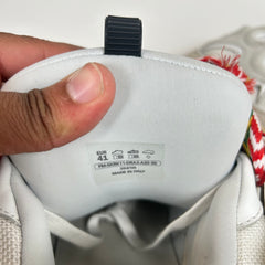 Lanvin White Curb Sneakers Size 41
